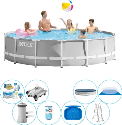 Zdjęcie produktu dla Zestaw basenów - Intex Prism Frame Round 427x107 cm