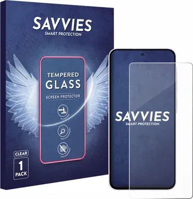 Produktbild von Savvies Schutzglas für Samsung Galaxy A56 5G Displayschutz 9H Glas klar transparent