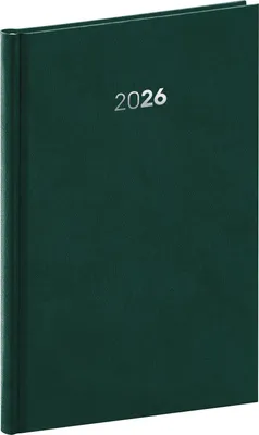 Obrázek produktu pro Notique Týdenní diář Balakon 2026, zelený, 15 x 21 cm