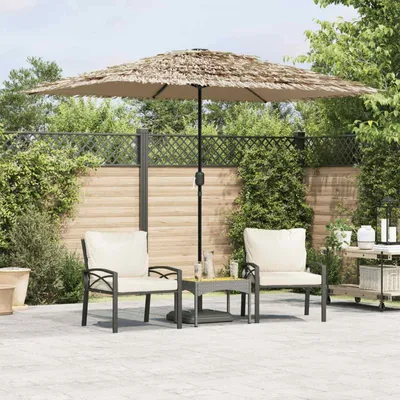 Produktbild von Maison Exclusive - Sonnenschirm mit Stahlmast Braun 300x200x250 cm