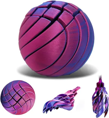 Image de Bille pour engrenage, sphère violette imprimée en 3D