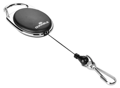 Produktbild von DURABLE Jojo STYLE mit Federhaken, 832701 schwarz