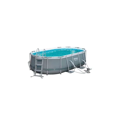 Produktbild von Aufstellpool-Set Bestway Power Steel Oval 427x250x100 cm Kartuschenfilter 2.006 L/H