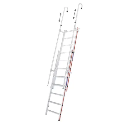 Produktbild von Hymer Einhängeleiter Schiebeleiter Regaleinhängeleiter 2x8 Sprossen