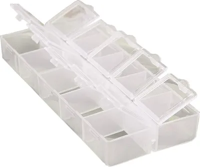 Image de Organiseur à 10 compartiments, 13 x 6 x 2 cm
