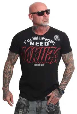 Produktbild von Yakuza Herren Nailed Regular T-Shirt, Schwarz, 5XL