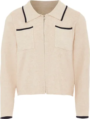 Produktbild von NAEMI damen strickjacke - wollweiss, XS/S