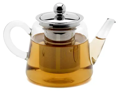 Produktbild von Teekanne aus Glas mit Teefilter 450 ml