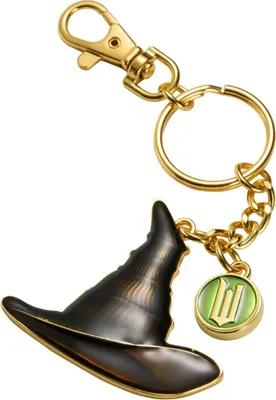 Image de Breloczek Klucz Elphaba z Wicked, Złota Metalowa Czarodziejska Czapka