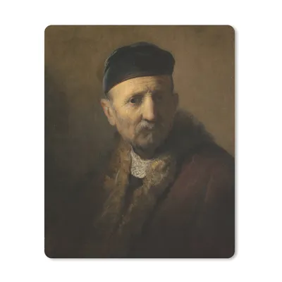 Produktbild von MuchoWow® Mauspad Mousepad Tronie eines alten Mannes - Rembrandt van Rijn 30x40 cm - Mousepads - Maus Mat - Pad - Mausunterlage - Mausmatten