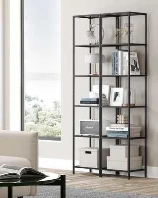 Produktbild von VASAGLE Standregal Bücherregal Badregal 6 Ebenen Küchenregal schmal Regal