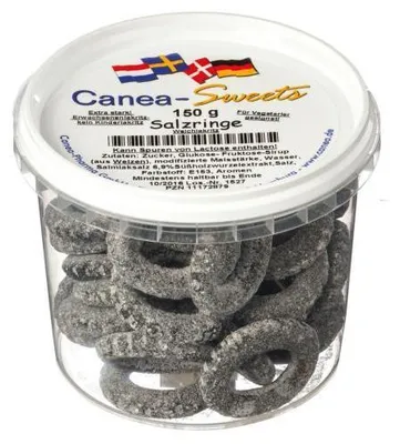 Zdjęcie produktu dla Sól lukrecjowa w krążkach, 150 g BON