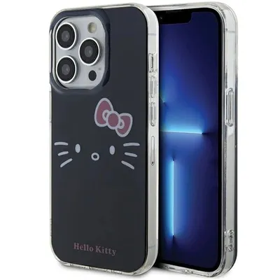 Zdjęcie produktu dla Etui Hello Kitty Iml Kitty Face Na Iphone 13 Pro Max - Czarne
