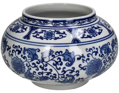 Obrázok produktu pre Sada kvetináčov Blumentopf, porcelán, modrá, 20x20x12 cm