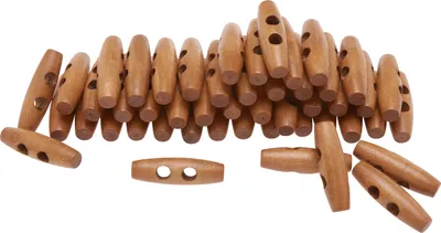 Produktbild von VBS XXL Holz-Knebelknöpfe, 50 Stück