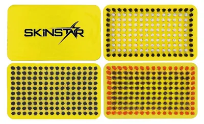 Produktbild von SKINSTAR Ski Belagsbürste BaseBrush Bronze Rosshaar Synthetic Nylon Bürste Gelb - Bürste: Bronze/Kupfer