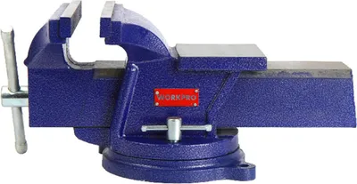 Image de étau D'établi Rotatif Workpro Rotation 360° Et Mâchoires 100mm - Workpro
