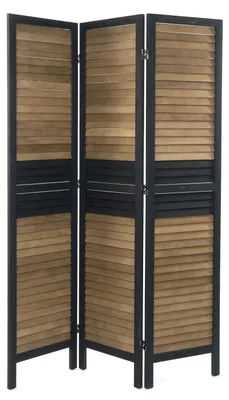 Produktbild von RAUMTEILER "CHALET" | 3-teilig, 170x40 cm | Vintage Paravent