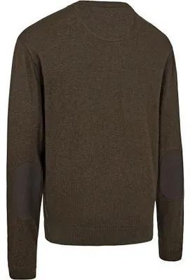 Produktbild von Deerhunter Harrington Strickpullover Herren, mit Rundhalsausschnitt (Brown Melange) Größe L