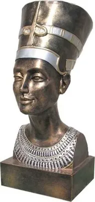 Image de Statue égyptienne Néfertiti en plastique Statues de style antique 51 cm