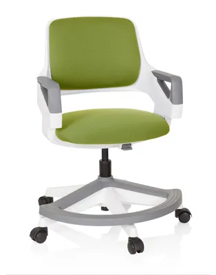 Productafbeelding van hjh OFFICE Kinderdraaistoel KID FLEX, verstelbare bureaustoel voor kinderen met armleuningen, bekleding van stof