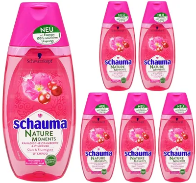 Produktbild von 6x Schauma CRANBERRY + WILDROSE 250ml für trockenes glanzloses Haar