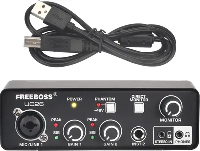 Image de Carte son externe USB, 3 canaux d'entrée, configuration sans pilote, UC26