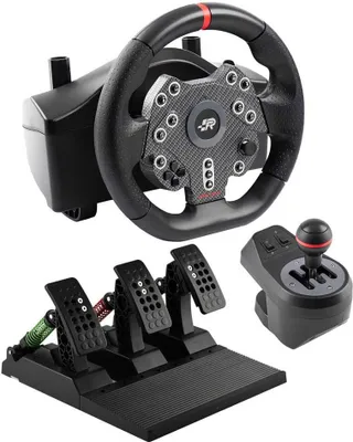Obrázok produktu pre Blade Gaming FT7018, Volant, PC, PlayStation 4, Xbox One, Xbox Series S, Xbox Series X, Kábel, Žula, Grafit, Šedá, Platinová, Kábel, 355 mm