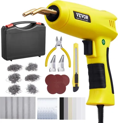 Produktbild von Kunststoffschweißgerät 220 W Kunststoffschweißpistolen-Set mit 1200 Klammern und 76 Stäben