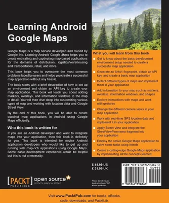 Produktbild von Learning Android Google Maps