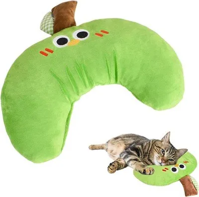 Produktbild von Kuschelkissen für Haustiere | 30 x 23 cm | Plüsch mit Baumwollfüllung | Waschbar | Ergonomischer Komfort | Für Katzen und Hunde