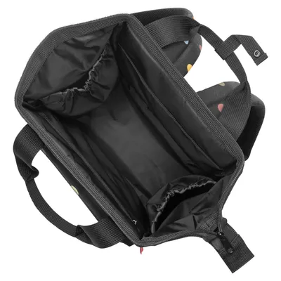 Produktbild von reisenthel Rucksack allrounder 23 Liter - dots - extra groß - Schulrucksack mit Punkten in schwarz - dots