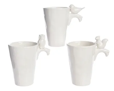 Produktbild von Tasse Becher Schokobecher  3-sort. Porzellan ,  Stückpreis