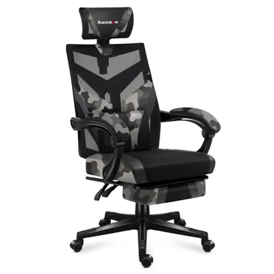 Image de Huzaro Combat 5.0 Chaise de jeu pour PC Siège en maille noire