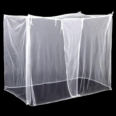 Obrázok produktu pre Sieťka proti komárom, 90x195x150 cm, jemná sieťovina, biela, určená do spálne