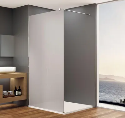 Produktbild von SPITZA Duschabtrennung WALK-IN, 1200mm, Milchglas