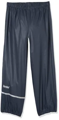 Immagine prodotto di Pantaloni impermeabili per bambini unisex CareTec, in tessutoPoliuretanosenza fodera in pile, colore blu scuro (778), taglia 104