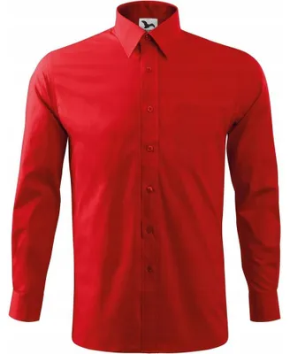 Produktbild von Malfini - Hemd für Herren, Langärmlig PP11459 (XXL) (Rot)
