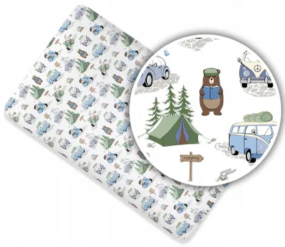 Produktbild von Spannbettlaken für Kinderbett 60x120 cm - 100% Baumwolle -