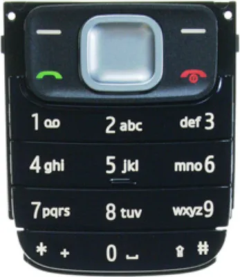 Produktbild von Nokia 1209 Tastenmatte blau