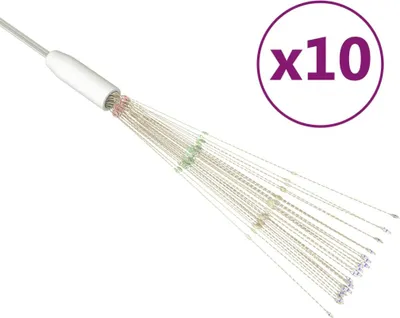 Produktbild von vidaXL Feuerwerkslichter 10 Stk. Mehrfarbig 20 cm 1400 LEDs