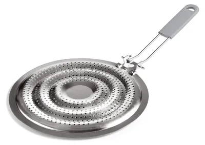 Vlamverdeler für Gasherde, vertind Stahl, Ø 21 cm