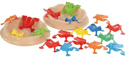 Image de EDUPLAY 120749 Grenouille et criquet Jeu de saut Mega, multicolore, 22 pièces (1 set)
