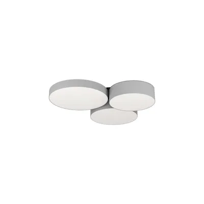 Zdjęcie produktu dla Eglo BARBANO-Z lampa sufitowa, IP20, tworzywo sztuczne, tkanina, szary/biały (900855)