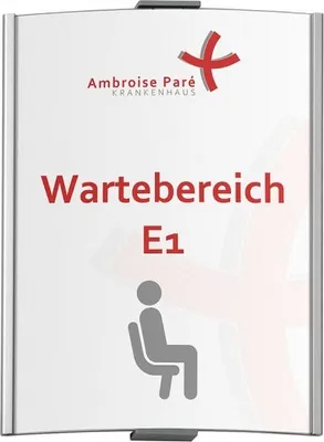 Produktbild von FRANKFURT Türschild DIN A5, Format: 210x155 mm