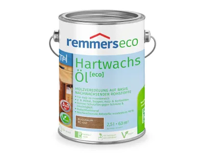 Produktbild von Remmers Hartwachs-Öl [eco] nussbaum (RC-660) 2,5 l, Leinölfirnis