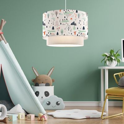 Dětská lampa "Lurgan" 1 x E27 s motivem stromu