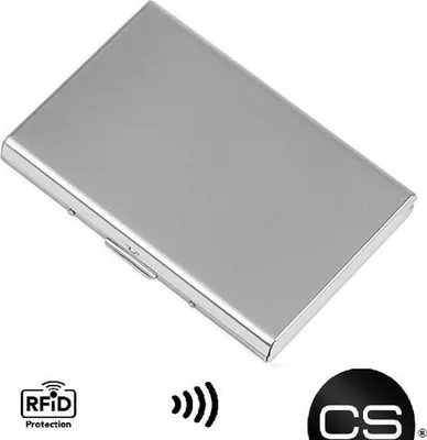 Produktbild von Jumada's - Kreditkartenetui Kartenetui - Edelstahl - RFID - Silber - Herren/Damen