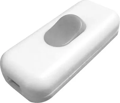 Image de Interrupteur Unipolaire Luminescent Blanc En Vrac - Zenitech