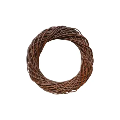 Produktbild von MIKONI Weidenkranz | Ø 20 cm | DUNKEL-BRAUN | Türkranz Weidenkugel Weidenball Dekokranz Dekorationskranz Hochzeitsdekoration Dekokugel Weide